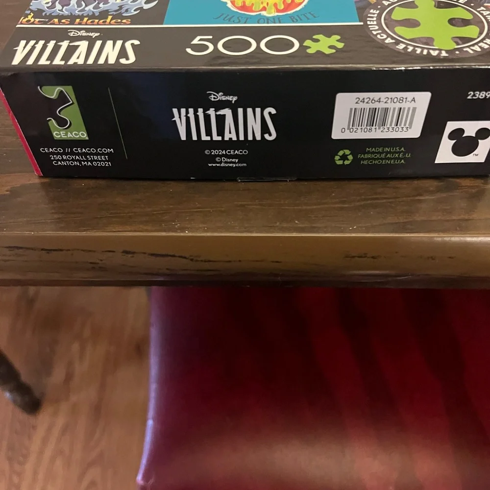 Disney Villains Puzzle with Colorful Characters - Picture 2 of 3